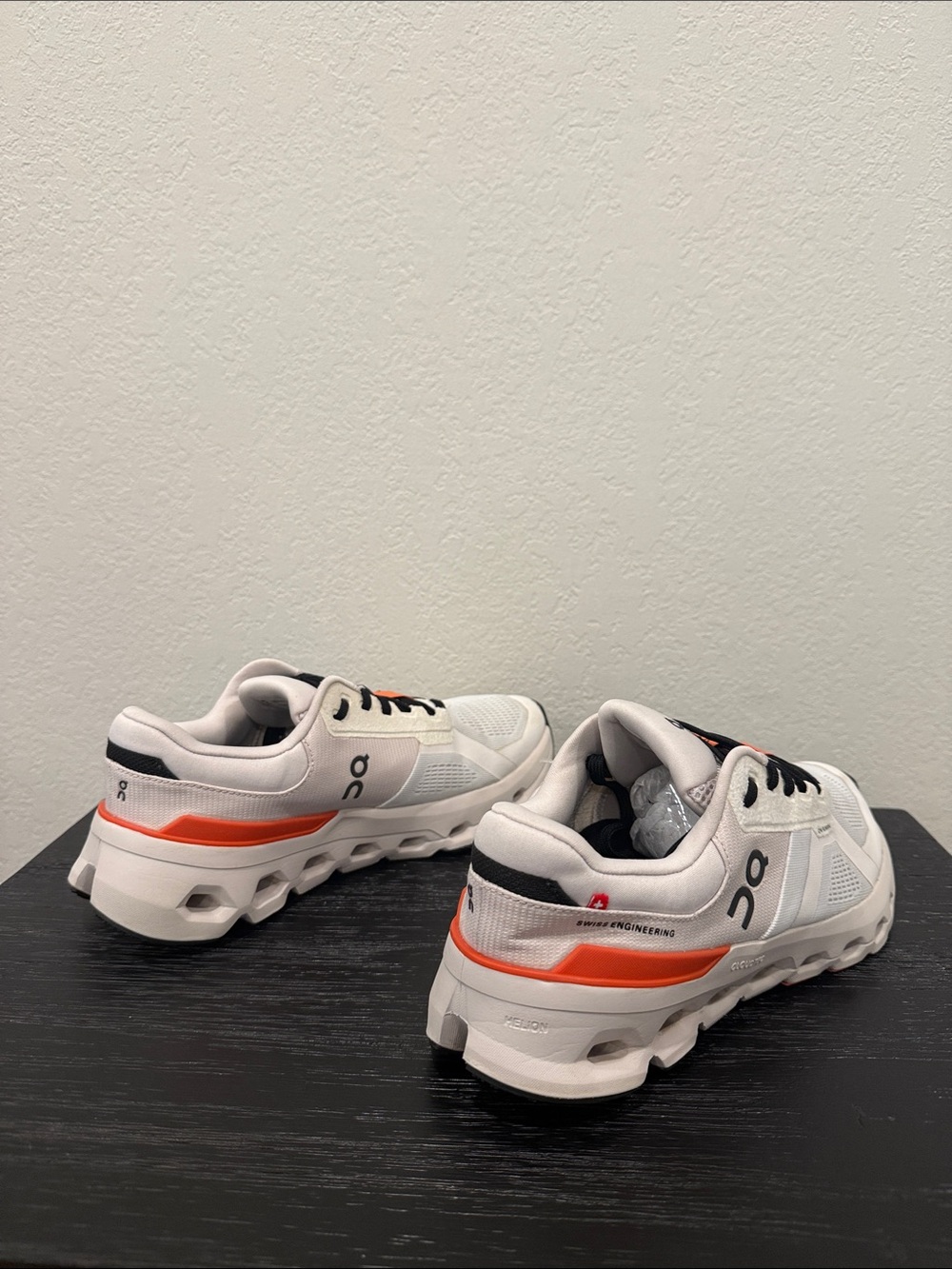 On Cloud Cloudrunner 2 White & Sand Running Shoes Women’s Size 9.5 W9.5 Orange - Picture 8 of 11